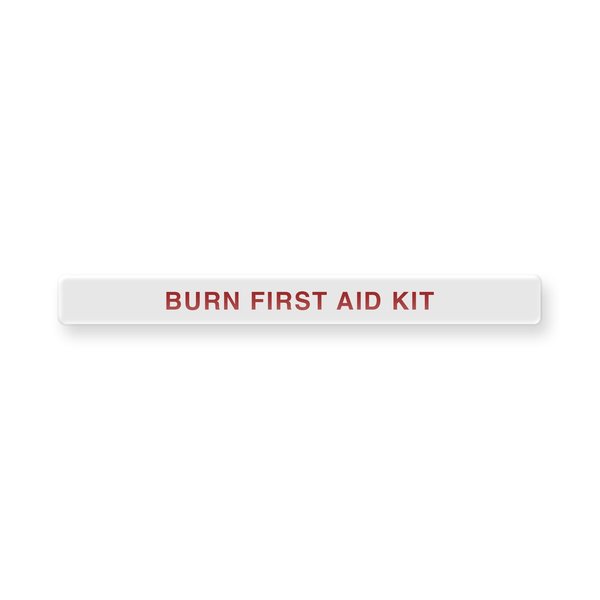 Aek Permanent Adhesive Dome Label Burn First Aid Kit EN9485